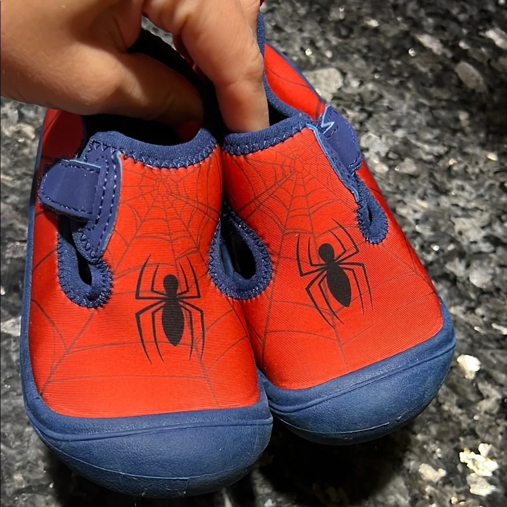 Marvel Red and Blue Water Shoes with Spider Design